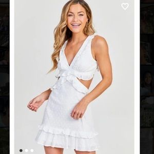 Vilette Dress (White) from Altar’d State